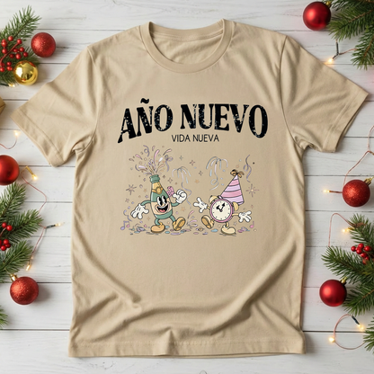 Camiseta Fin De Año, Año Nuevo Vida Nueva