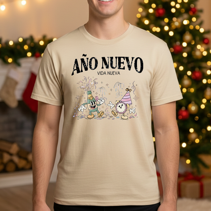 Camiseta Fin De Año, Año Nuevo Vida Nueva