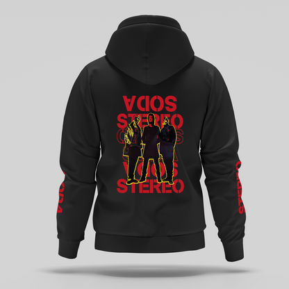 Buzo Capota Soda Stereo Rojo