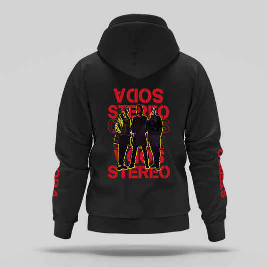 Buzo Capota Soda Stereo Art Exclusive Red