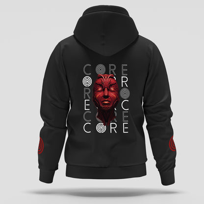 Buzo Capota Doble Estampado Face Red Art1