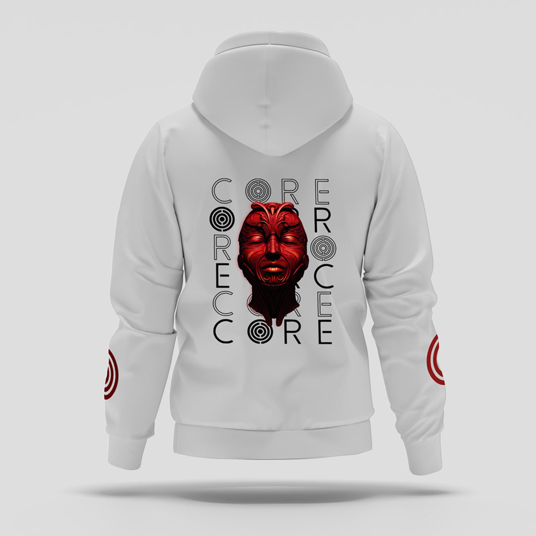 Buzo Capota Doble Estampado Face Red Art1