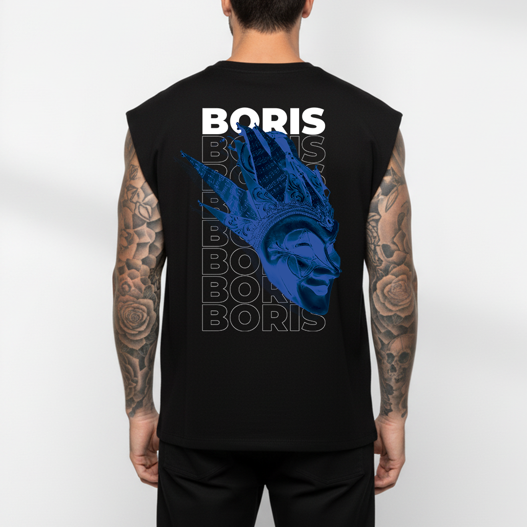 Esqueleto Manga Sisa Boris Brejcha Fckng Serious Blue