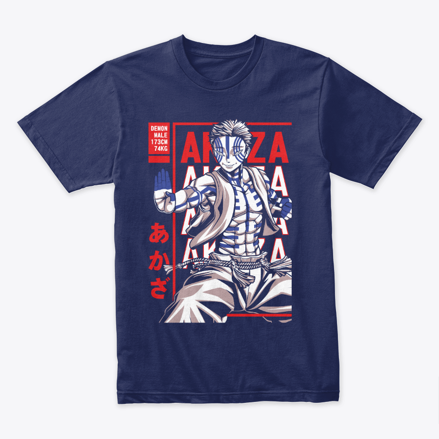 Camiseta Algodon Akaza Demon Slayer Poster