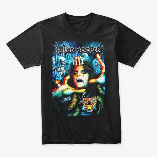 Camiseta Algodon Alice Cooper Style Poster
