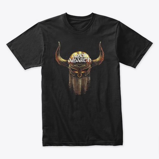 Camiseta Algodon Amon Amarth Casco Vikingo Art