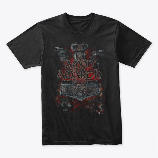 Camiseta Algodon Amon Amarth Crows And Wolves