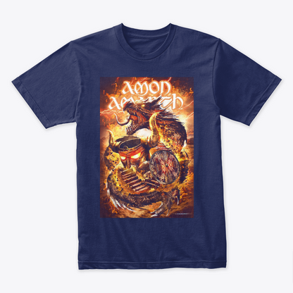 Camiseta Algodon Amon Amarth Poster Style