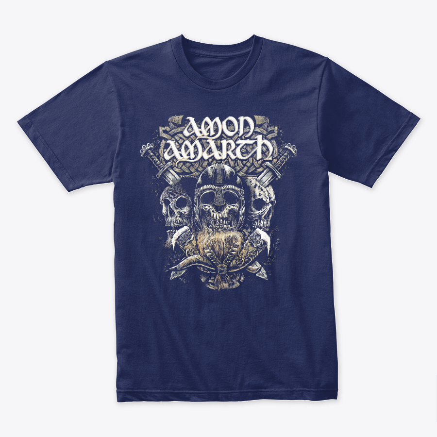 Camiseta Algodon Amon Amarth Vikingo Style Art