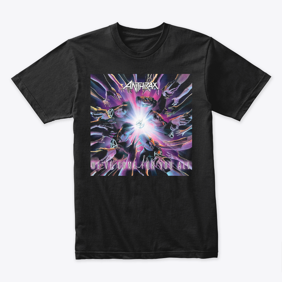 Camiseta Algodon Anthrax Come For You All Poster