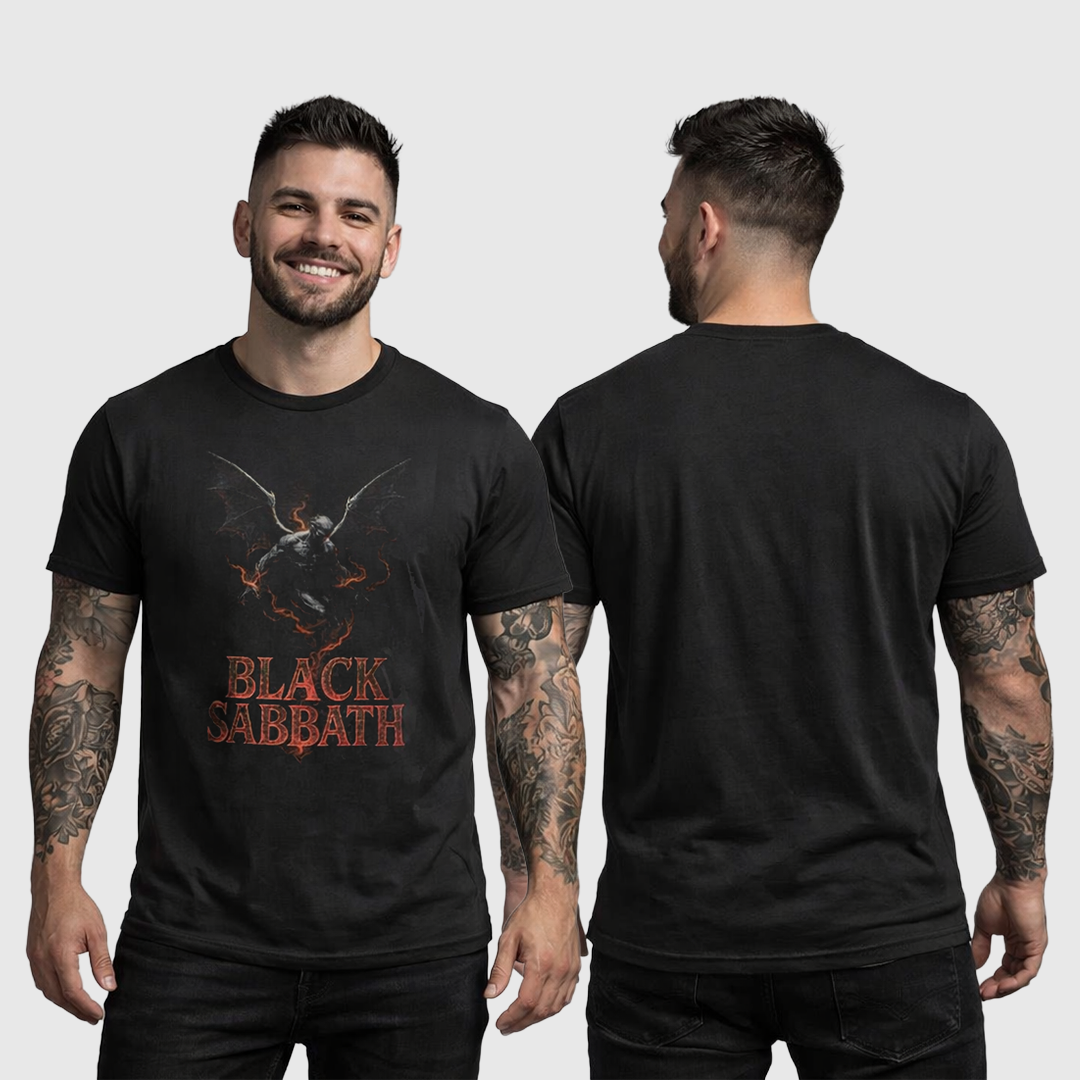 Camiseta Algodon Black Sabbath Band