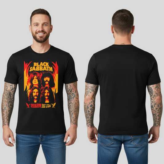 Camiseta Algodon Black Sabbath Odeon