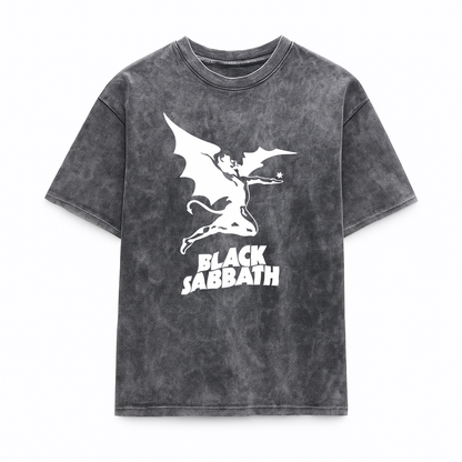Camiseta Prelavada Algodon Black Sabbath Band
