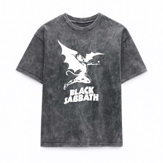 Camiseta Prelavada Algodon Black Sabbath Band