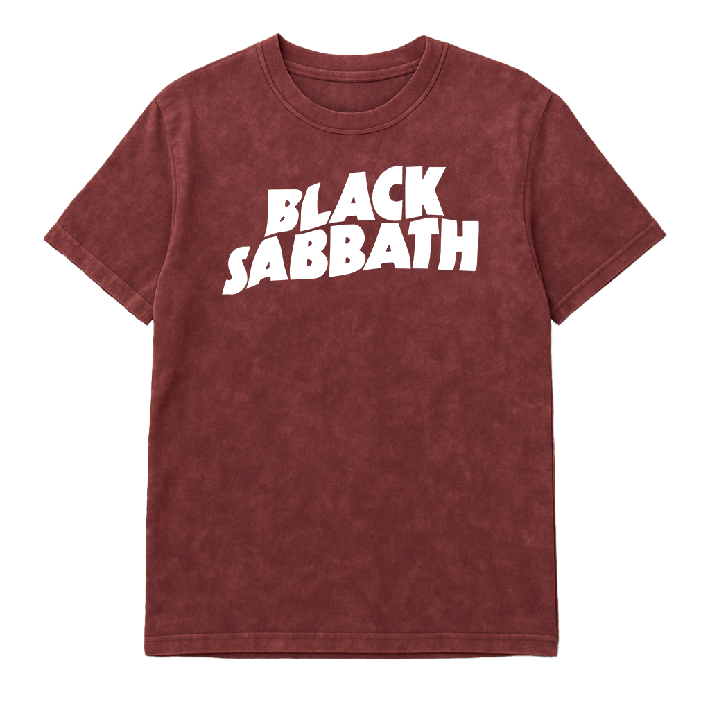 Camiseta Prelavada Algodon Black Sabbath Logo
