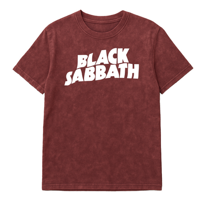 Camiseta Prelavada Algodon Black Sabbath Logo
