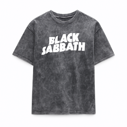 Camiseta Prelavada Algodon Black Sabbath Logo