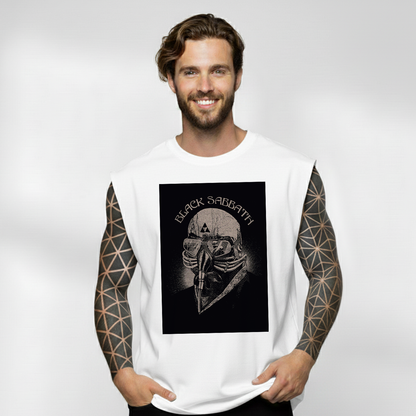 Esqueleto Manga Sisa Black Sabbath Rock Style