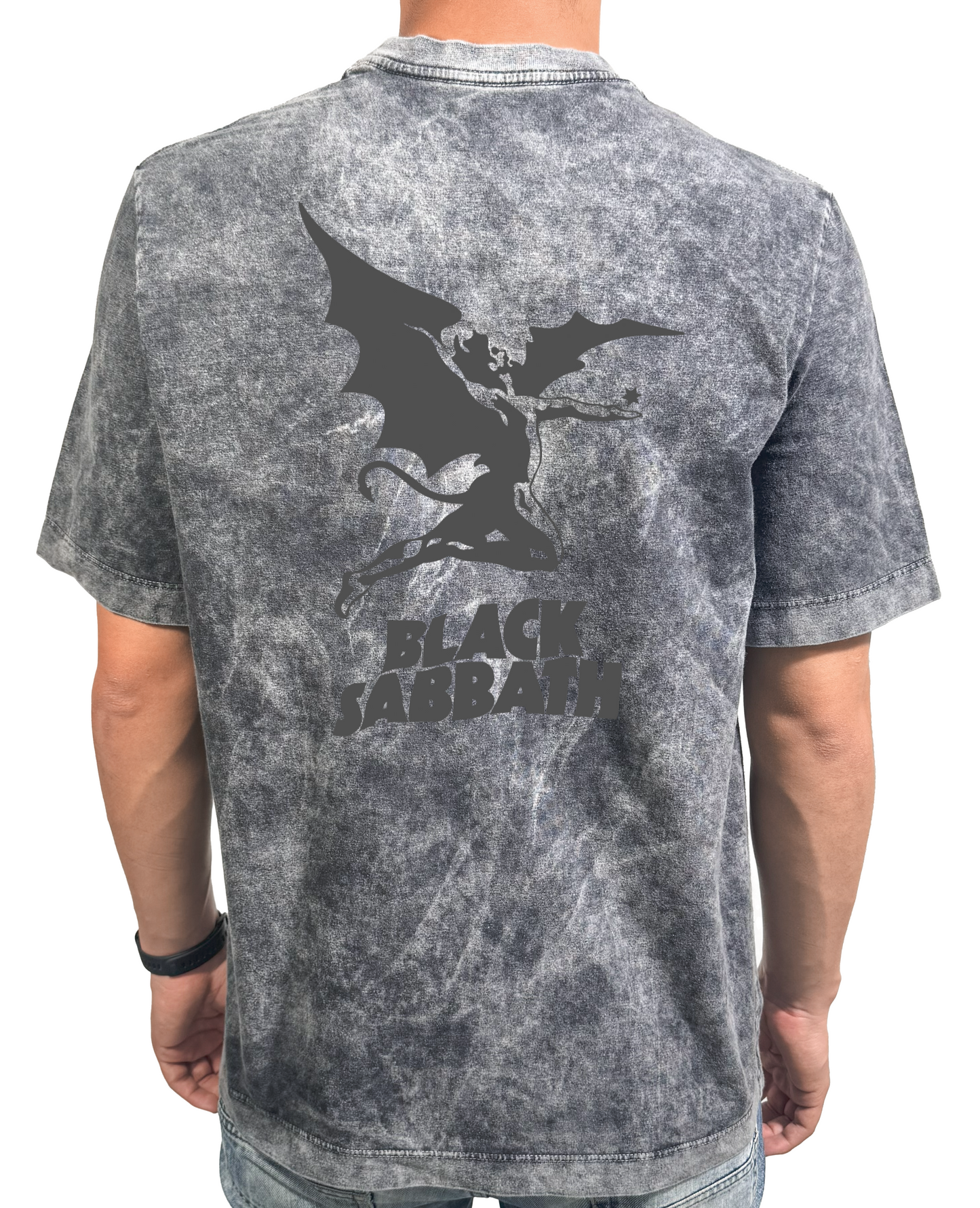 Camiseta Prelavada Algodon Black Sabbath Band