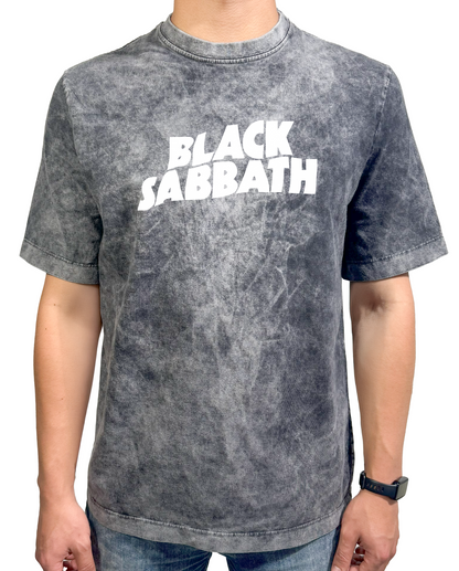 Camiseta Prelavada Algodon Black Sabbath Logo