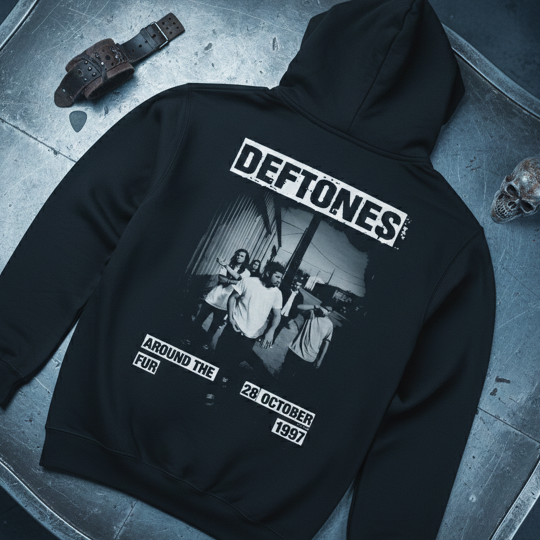 Buzo Capota Deftones Album Doble Estampado