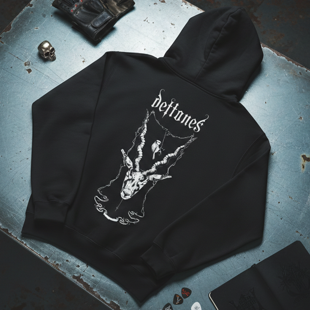 Buzo Capota Deftones Doble Estampado
