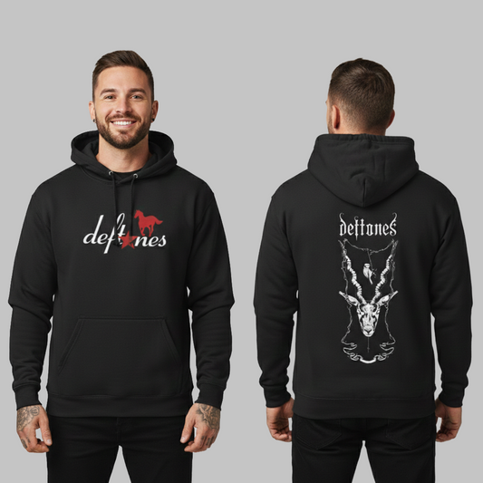 Buzo Capota Deftones Doble Estampado