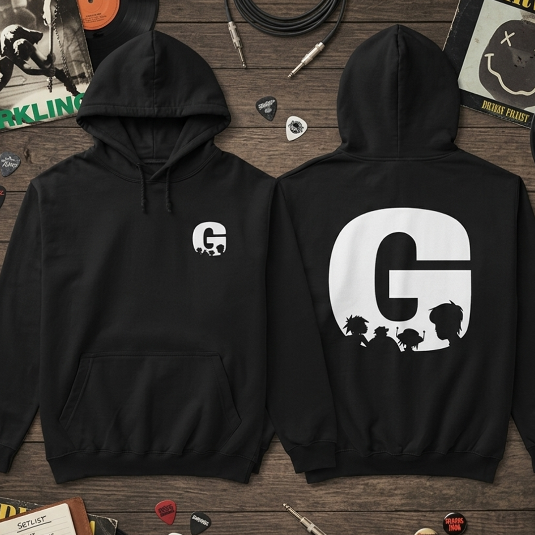 Buzo Capota Gorillaz Big G Hoodie