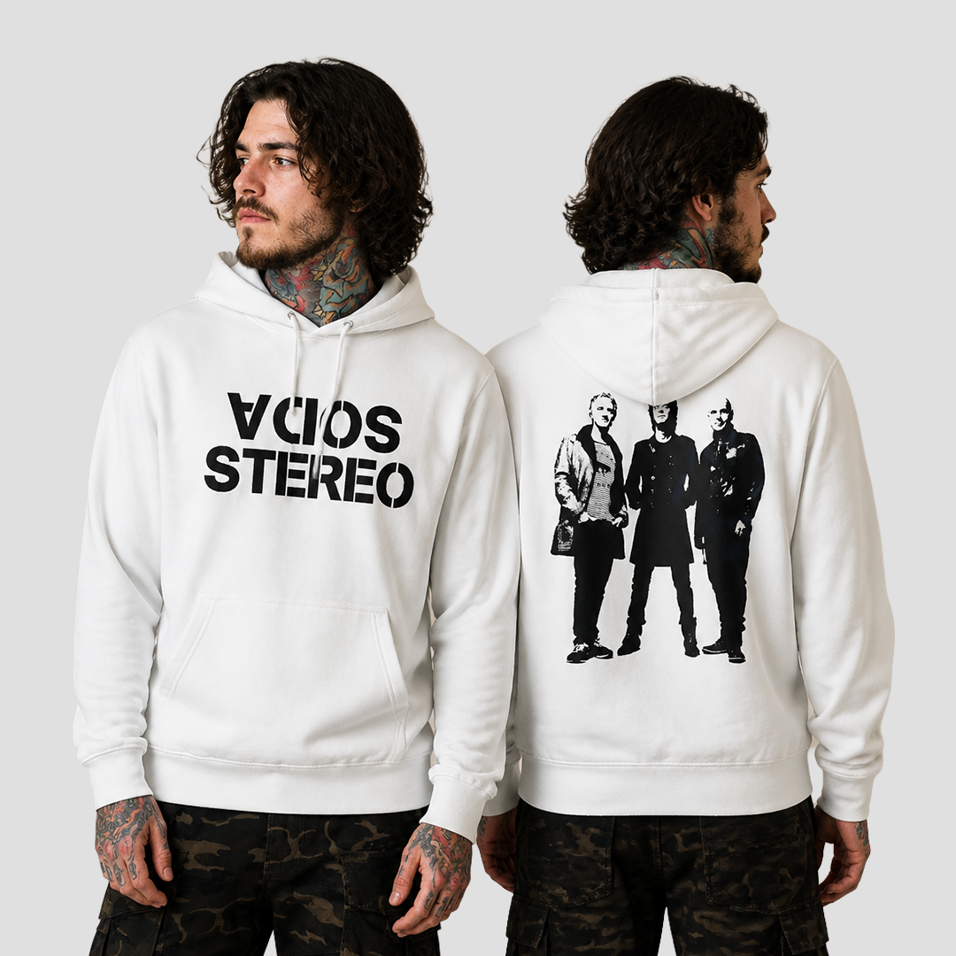 Buzo Capota Soda Stereo Black Chicos