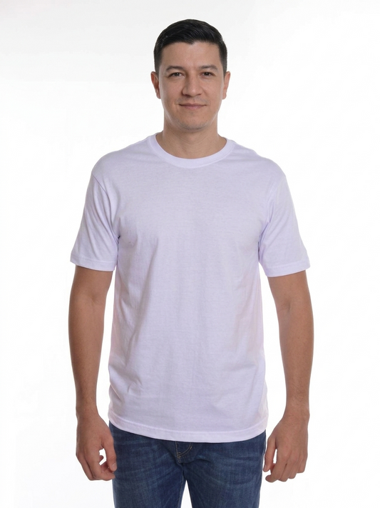 Camiseta Básica Regular Fit Blanca - modelo