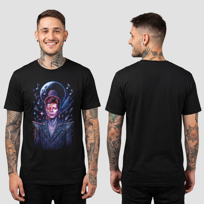 Camiseta Algodon Bowie Music