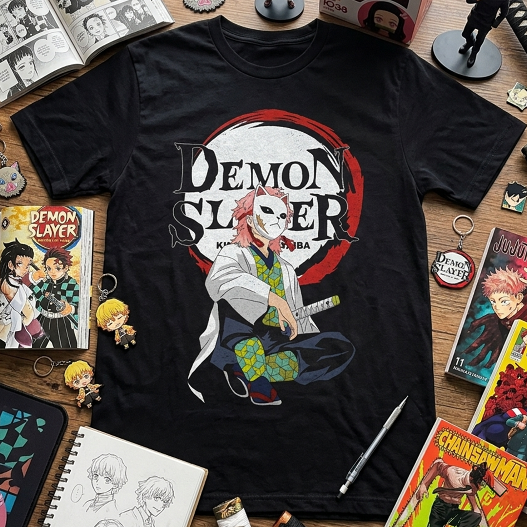 Camiseta Algodon Demon Slayer Sabito Poster
