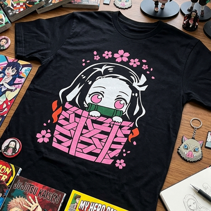 Camiseta Algodon Demon Slayer Nezuko kawaii