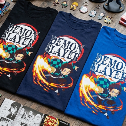 Camiseta Algodon Demon Slayer Art