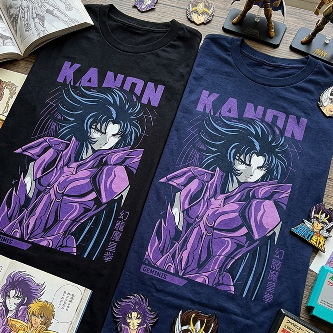 Camiseta Algodon Caballeros Del Zodiaco Kanon Geminis