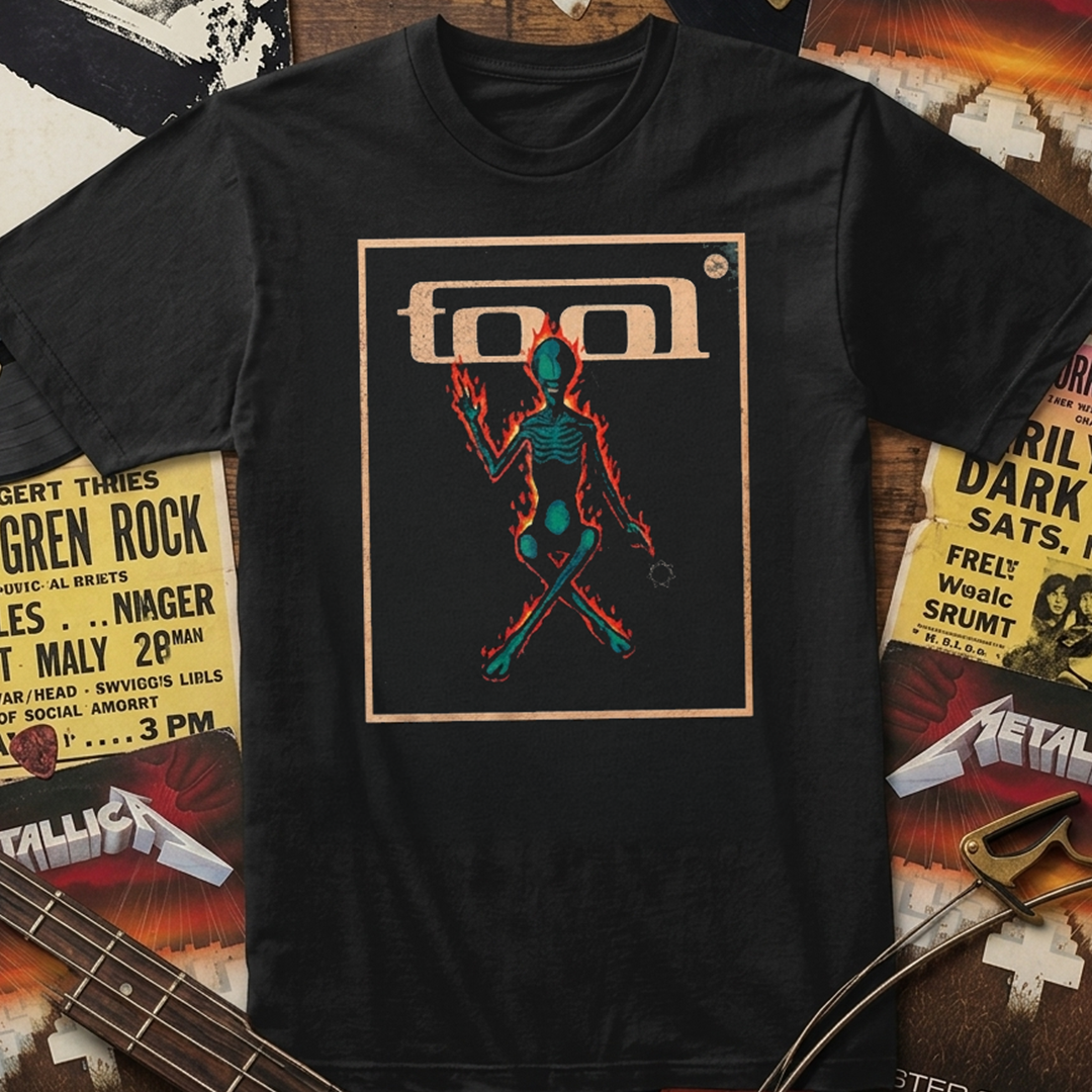 Camiseta Algodón Alien Fire Tool