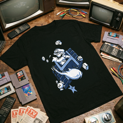 Camiseta Algodon Super Mario Poster
