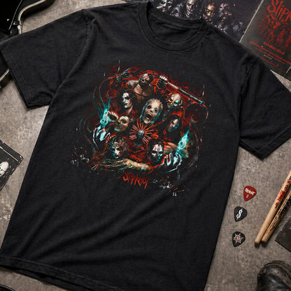 Camiseta Algodon Slipknot Band Poster