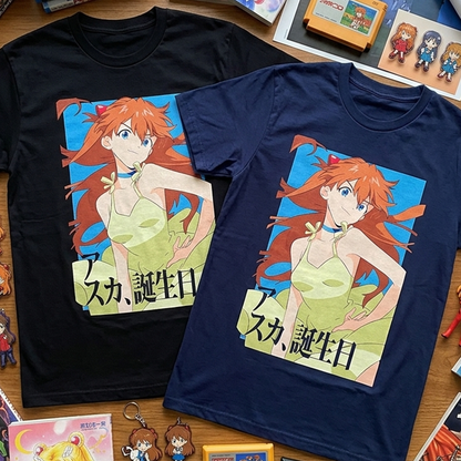 Camiseta Algodon Asuka Langley Poster
