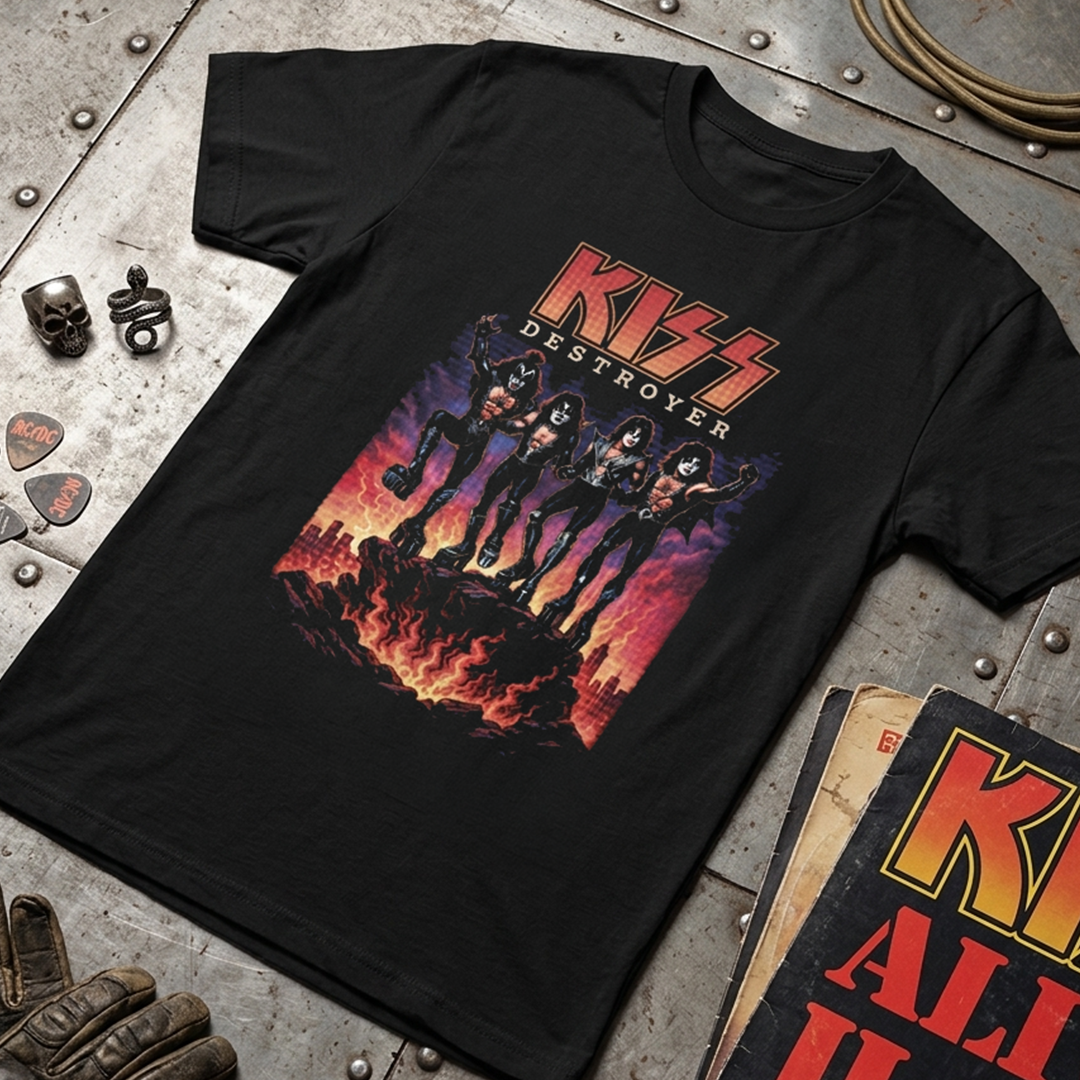 Camiseta Algodon Kiss Destroyer