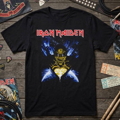 Camiseta Algodon Iron Maiden Poster Style