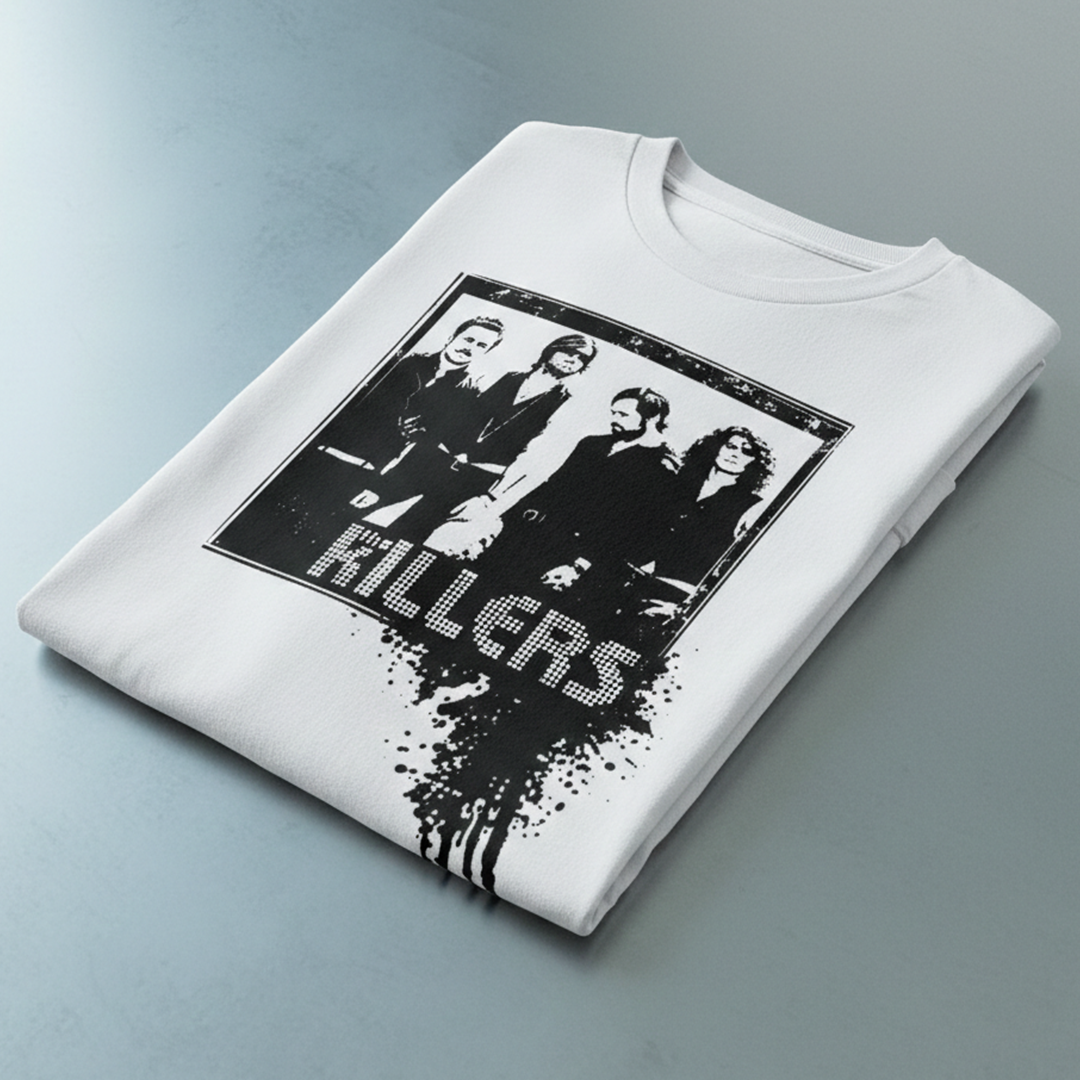Camiseta Algodon The killers Band Poster