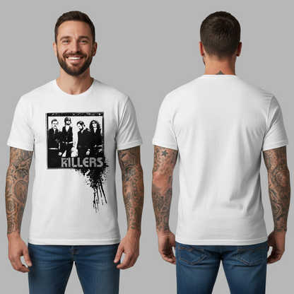 Camiseta Algodon The killers Band Poster