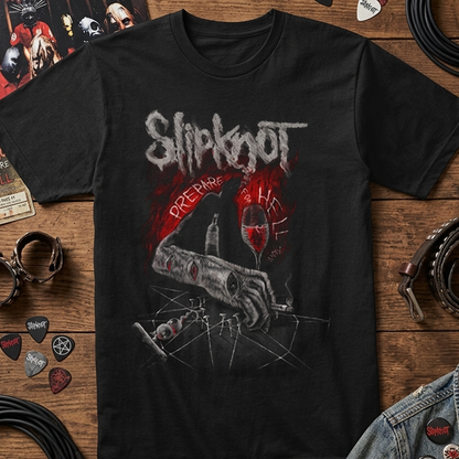 Camiseta Algodon Slipknot  Hell Tour Art
