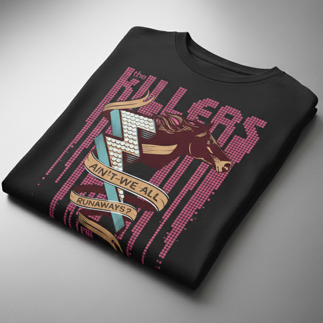 Camiseta Algodon The killers Ain't We All Runaways