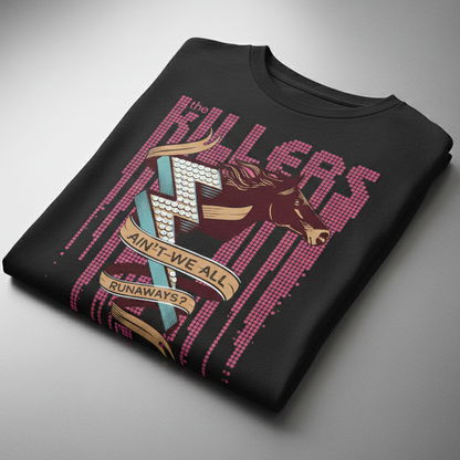 Camiseta Algodon The killers Ain't We All Runaways