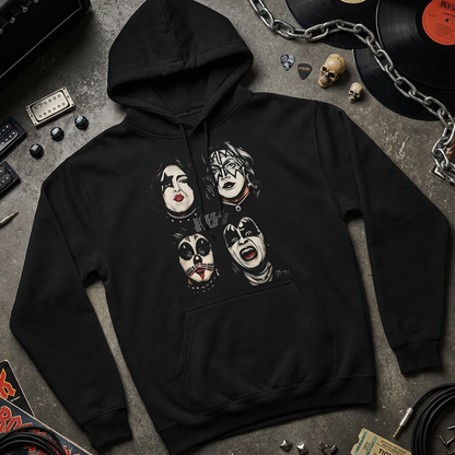 Buzo Capota Kiss Art Rock Style