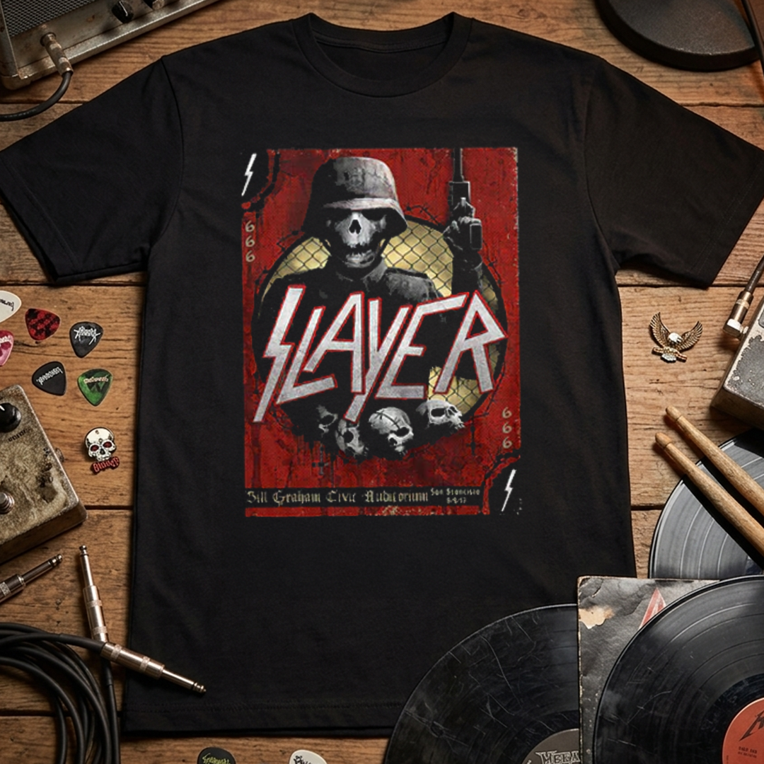 Camiseta Algodon Slayer San Francisco Poster