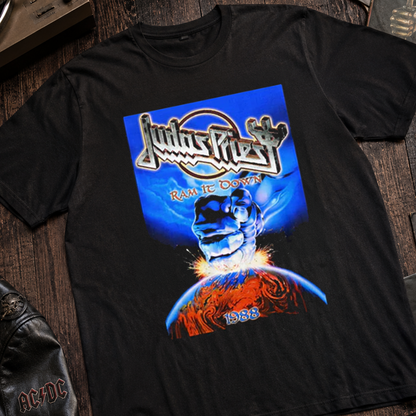 Camiseta Algodon Judas Priest Ram It Down