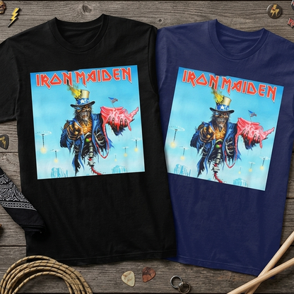 Camiseta Algodon Iron Maiden President Poster